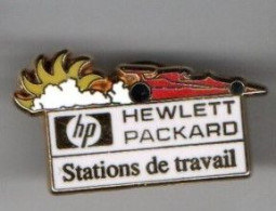 PIN'S HEWLETT PACKARD Signé METAL DECOR PULSIONS GRAPHIQUES - Informatica