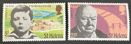 ST. HELENA - MNH** -  1974 CHURCHILL CENTENARY - # 272/273 - Sint-Helena