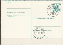 Berlin Ganzsache 1979 Mi.-Nr. P112 Tagesstempel FRANKFURT 14.2.79  ( PK 558 ) - Postales - Usados