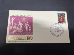 27-3-2024 (4 Y 12) Australia - 1970  - Christmas - Premiers Jours (FDC)