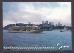 114841/ QUÉBEC, Le Bateau De Croisière *Crystal Harmony* Devant La Ville - Québec - La Cité