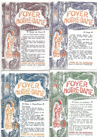 8 Editions Of Foyer Notre-Dame (Livret De Vie Catholique), 1949, Bruxelles - Religion &  Esoterik