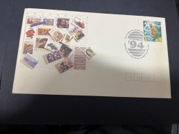 27-3-2024 (4 Y 12) Australia - Melbourne Stamp Show 94 (3 Cvoers) - Sobre Primer Día (FDC)