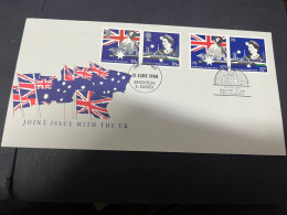 27-3-2024 (4 Y 12) Australia - UK  - 1988 Bicentennial  - Joint Issue (2 Covers) - Emissioni Congiunte