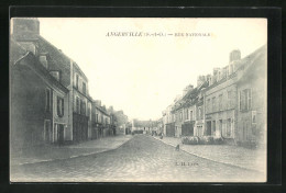 CPA Angerville, Rue Nationale  - Angerville