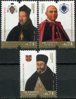 PORTUGAL - 2022 - SET OF 3 STAMPS MNH ** - Archbishops Of Braga - Unused Stamps