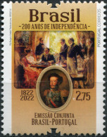 PORTUGAL - 2022 - STAMP MNH ** - 200th Anniversary Of Brazilian Independence - Ongebruikt