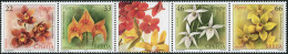 SERBIA - 2013 - BLOCK OF 4 STAMPS AND 1 LABEL MNH ** - Flowers. Orchids - Serbie