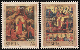 SERBIA - 2016 - SET OF 2 STAMPS MNH ** - Easter - Serbie