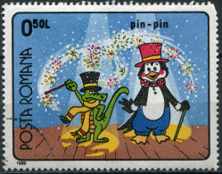 ROMANIA - 1989 - STAMP CTO - Cartoons "Pin-Pin" - Ongebruikt