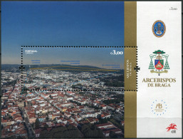 PORTUGAL - 2022 - SOUVENIR SHEET MNH ** - View Of Braga - Ongebruikt