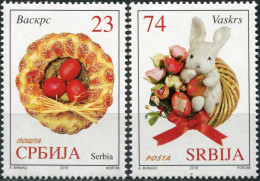 SERBIA - 2018 - SET OF 2 STAMPS MNH ** - Easter - Serbie