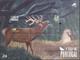 PORTUGAL - 2022 - SOUVENIR SHEET MNH ** - Red Deer (Cervus Elaphus) - Ungebraucht