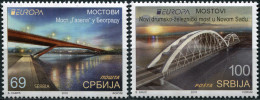 SERBIA - 2018 - SET OF 2 STAMPS MNH ** - Bridges - Serbie