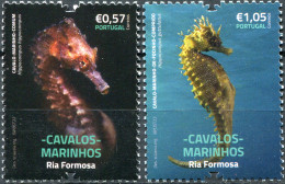 PORTUGAL - 2022 - SET OF 2 STAMPS MNH ** - Seahorses Of The Ria Formosa - Ungebraucht