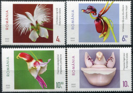 ROMANIA - 2022 - SET OF 4 STAMPS MNH ** - Floral Fantasies - Neufs