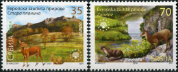 SERBIA - 2014 - SET OF 2 STAMPS MNH ** - European Nature Protection - Serbie