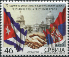 SERBIA - 2013 - STAMP MNH ** - 70 Years Of Friendship With The Island Of Freedom - Serbie