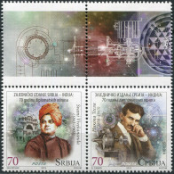 SERBIA - 2018 - BLOCK MNH ** - 70 Years Of Diplomatic Relations With India - Serbia