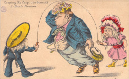 ILLUSTRATEUR - Looping The Loop - Les Boucles - Boucle Familiale - Corde A Sauter - Humour - Carte Postale Ancienne - Ohne Zuordnung