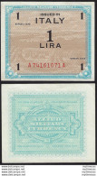 1943 Allied Military Currency Lire 1  FDC Rif. AM 1B Gigante - Andere & Zonder Classificatie