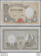 1944 Lire 100 Grande B SPL Rif BI 24C Gigante - Altri & Non Classificati