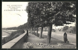 CPA Alfortville, Les Quais Et Le Chemin De Choisy  - Alfortville