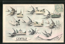 CPA Gentilly, Diverses Vues Du Lieu  - Gentilly