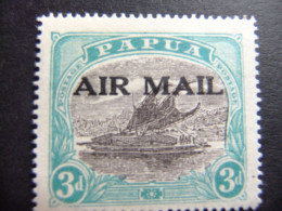 52 PAPUA NEW GUINEA PAPOUSIE 1930 / LAKATOI EN EL RIO MAMBARA ( AIR MAIL ) YVERT PA 1 MH - Papua New Guinea