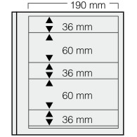 Safe Blankoblätter Dual 665 (5er Pack) Neu ( - Blank Pages