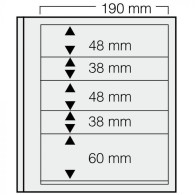 Safe Blankoblätter Dual 605 (5er Pack) Neu ( - Vírgenes