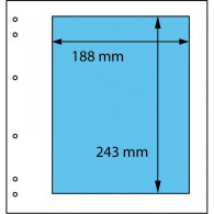 Schaubek Blankoblätter Gelblich-weiß 1 Tasche, 10 Blatt SBL01-10 Neu ( - Fogli Bianchi