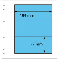 Schaubek Blankoblätter Gelblich-weiß 3 Taschen, 10 Blatt SBL09-10 Neu ( - Fogli Bianchi