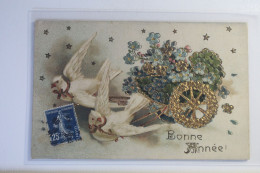 AK Frankreich Prägekarte - Bonne Année 1909 Gebraucht #PL056 - Saint Gaudens
