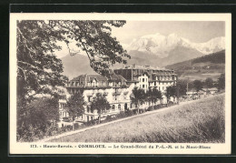 CPA Combloux, Le Grand-Hotel Du P. L. M. Et Le Mont-Blanc  - Combloux