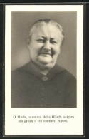 Sterbebild Maria Ursula Rothmund-Camartin, 1890-1956  - Documents