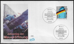 Germany. FDC Mi. 1481I.  First Anniversary Of Opening Of Berlin Wall.  FDC Cancellation On Cachet Special Envelope - 1981-1990