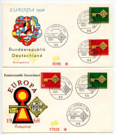 Germany, West 1968 2 FDCs Scott 983-984 Europa - 1961-1970