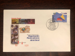 ECUADOR FDC COVER 2002 YEAR PAHO WHO HEALTH MEDICINE STAMPS - Equateur