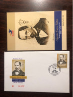 ECUADOR FDC COVER 2003 YEAR DOCTOR VALLEJO HEALTH MEDICINE STAMPS - Equateur