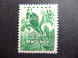 52 PAPUA NEW GUINEA / PAPOUASIE / NUEVA GUINEA / 1952 CANGURO TREPADOR YVERT 1 MH - Papua New Guinea
