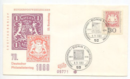 Germany, West 1969 FDC Scott 1008 70th Philatelist's Day & Bavarian Stamps Exhibition - 1961-1970
