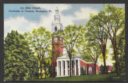 Burlington  Vermont - Ira Allen Chapel University Of Vermont - By The Preston Company - Burlington