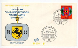 Germany, West 1969 FDC Scott 1005 German Radio Exhibition In Stuttgart - 1961-1970