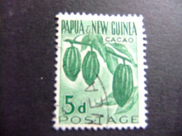 52 PAPUA NEW GUINEA / PAPOUASIE / NUEVA GUINEA / 1958 - 64 PLANTA De CACAO YVERT 22 FU - Papouasie-Nouvelle-Guinée