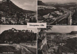 81808 - Königstein - 4 Teilbilder - 1961 - Koenigstein (Saechs. Schw.)