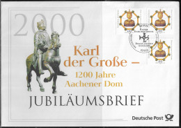 Germany. FDC Mi. 2088.   1200th Anniversary Of Aachen Cathedral. FDC Cancellation On Big Cachet Special Envelope - 1991-2000