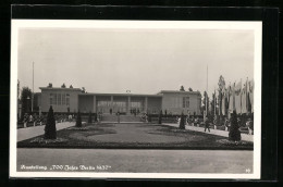 AK Berlin, Ausstellung 700 Jahre Berlin 1937, Ausstellungsgebäude  - Tentoonstellingen