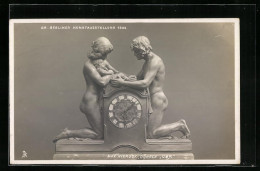 AK Berlin, Kunstausstellung 1905, Plastik Uhr Von Max Nieruck  - Exhibitions