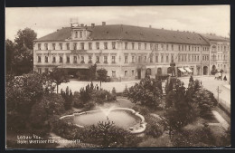 AK Löbau I. Sa., Hotel Wettiner Hof Am Reichsplatz  - Löbau